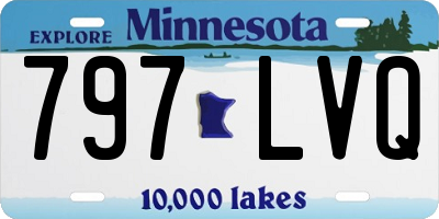 MN license plate 797LVQ