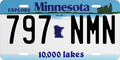 MN license plate 797NMN