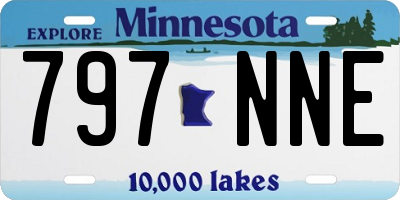 MN license plate 797NNE