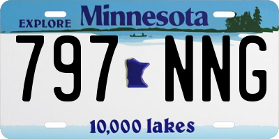 MN license plate 797NNG