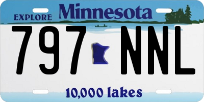 MN license plate 797NNL