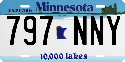 MN license plate 797NNY
