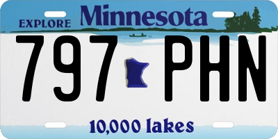 MN license plate 797PHN
