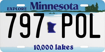 MN license plate 797POL