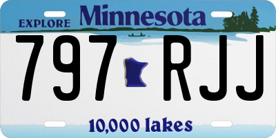 MN license plate 797RJJ