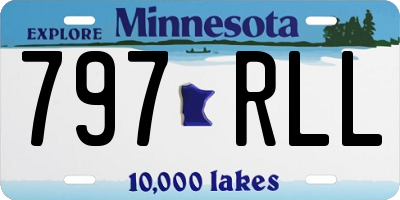 MN license plate 797RLL