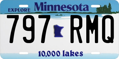 MN license plate 797RMQ