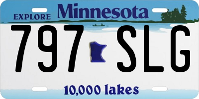 MN license plate 797SLG