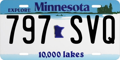 MN license plate 797SVQ