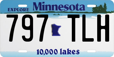 MN license plate 797TLH