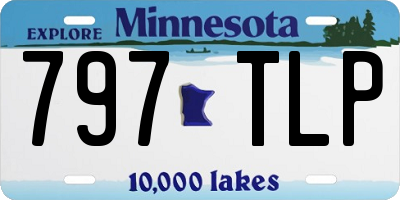 MN license plate 797TLP