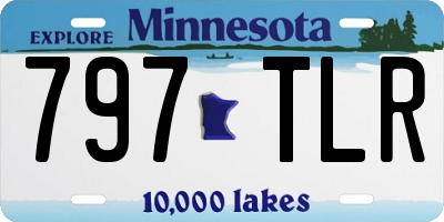 MN license plate 797TLR