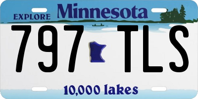MN license plate 797TLS