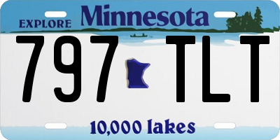 MN license plate 797TLT