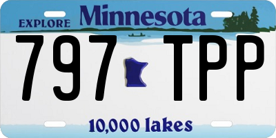 MN license plate 797TPP