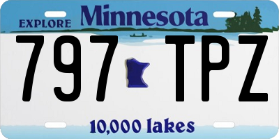 MN license plate 797TPZ