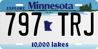 MN license plate 797TRJ