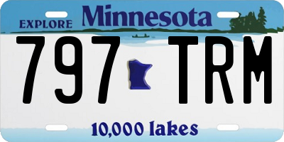 MN license plate 797TRM