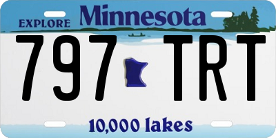 MN license plate 797TRT