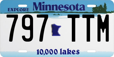 MN license plate 797TTM