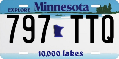MN license plate 797TTQ