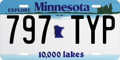 MN license plate 797TYP