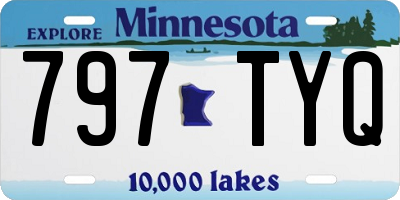 MN license plate 797TYQ