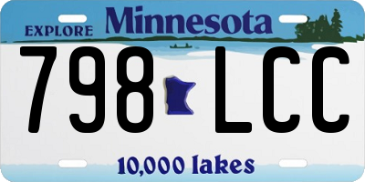 MN license plate 798LCC