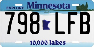 MN license plate 798LFB