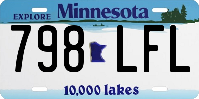 MN license plate 798LFL