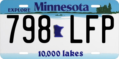 MN license plate 798LFP