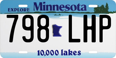 MN license plate 798LHP