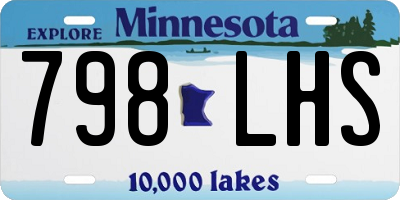 MN license plate 798LHS