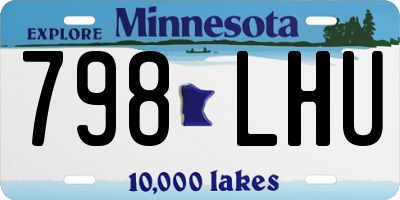 MN license plate 798LHU