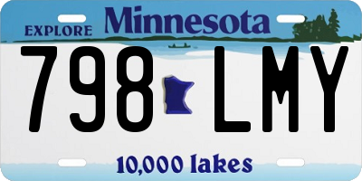 MN license plate 798LMY