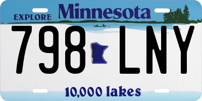 MN license plate 798LNY