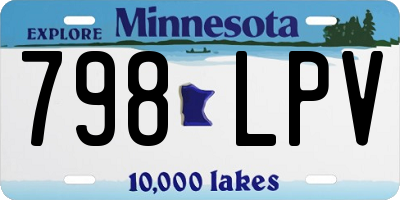 MN license plate 798LPV