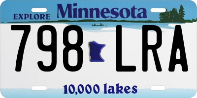 MN license plate 798LRA