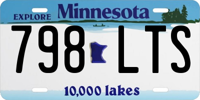 MN license plate 798LTS
