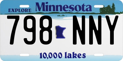 MN license plate 798NNY