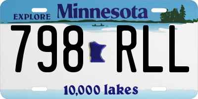 MN license plate 798RLL