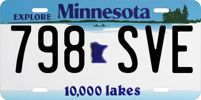 MN license plate 798SVE