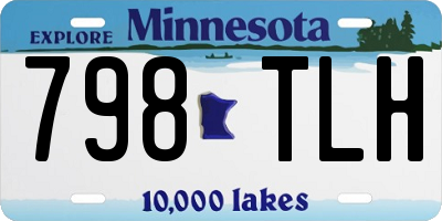 MN license plate 798TLH