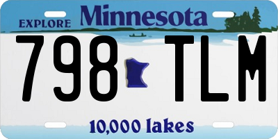 MN license plate 798TLM