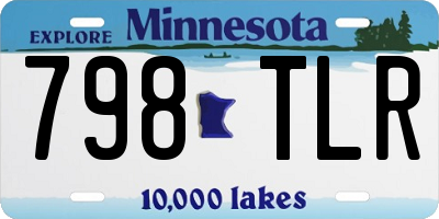 MN license plate 798TLR