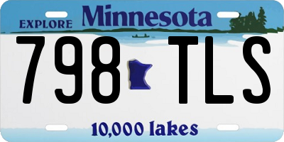 MN license plate 798TLS