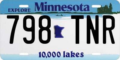 MN license plate 798TNR