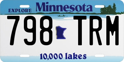 MN license plate 798TRM