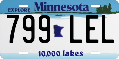 MN license plate 799LEL