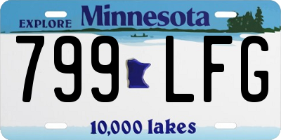 MN license plate 799LFG